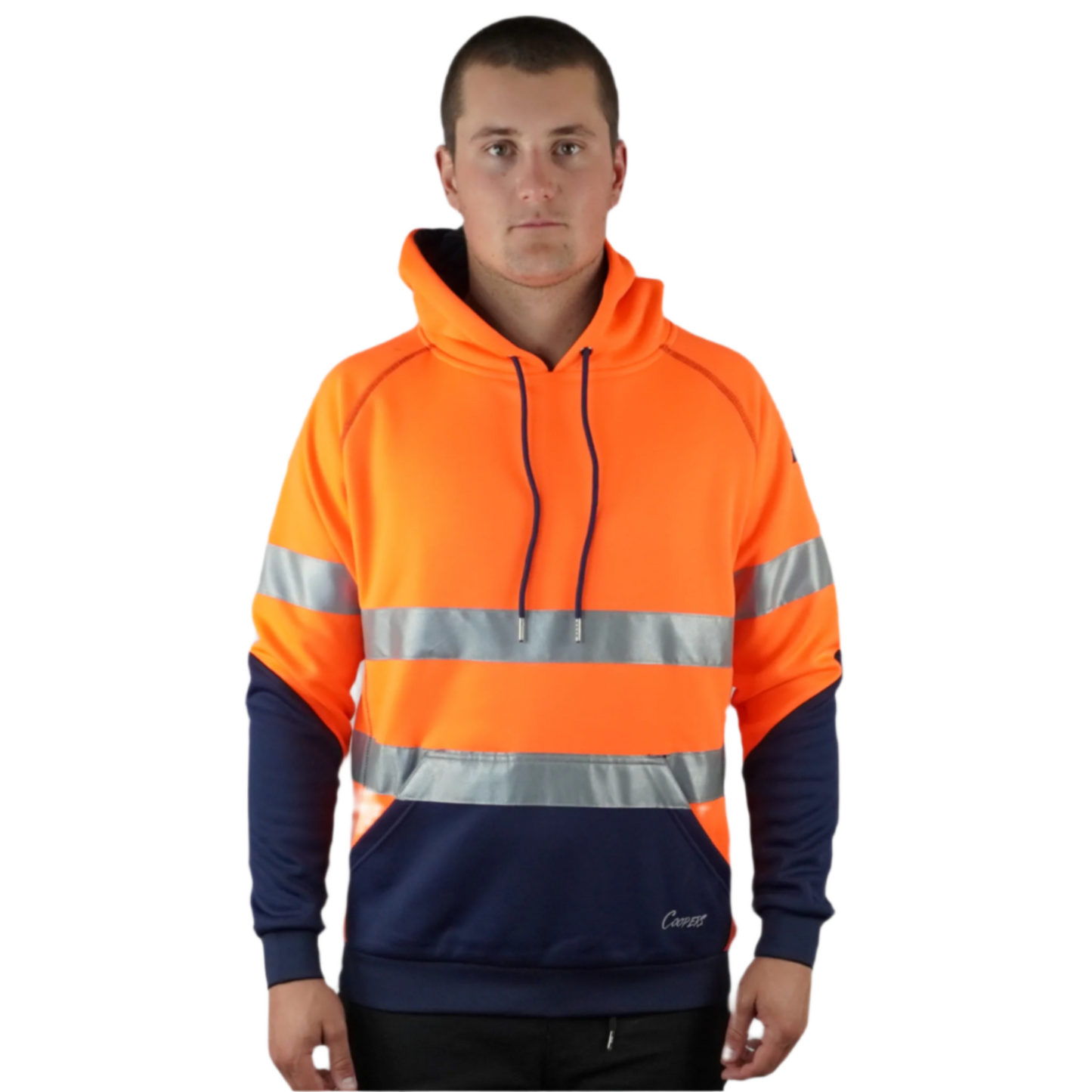 Blizzard Hood™ With 3M Tape Waterproof Orange Navy C601