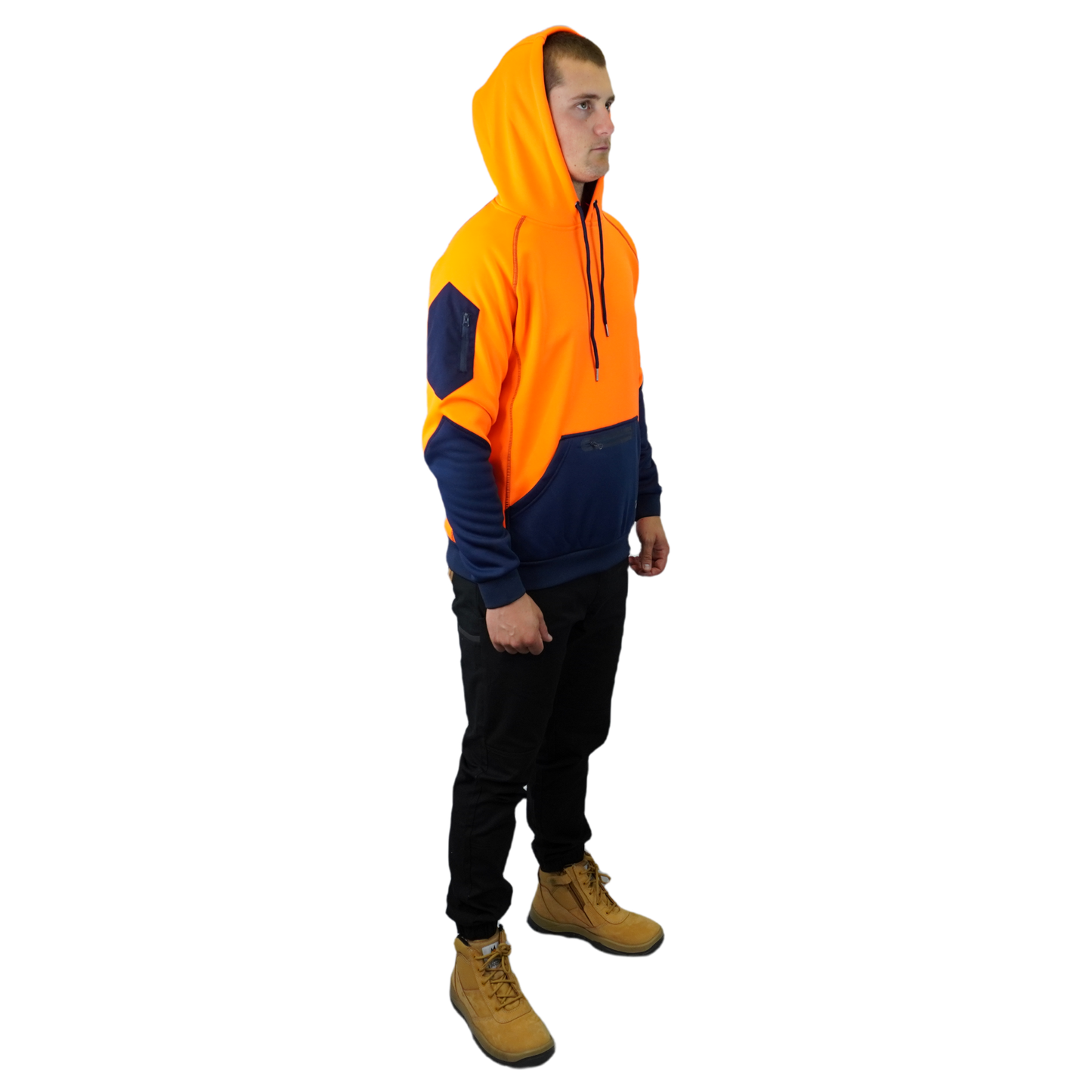 Blizzard Hood™ Waterproof Orange Navy C901