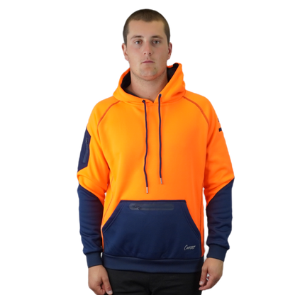 Blizzard Hood™  Waterproof Orange Navy C901