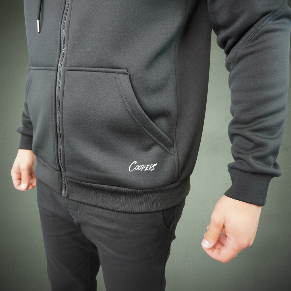 Coopers Waterproof Work Jacket Full Zip - Blizzard Hood C701 (Black) – image 11
