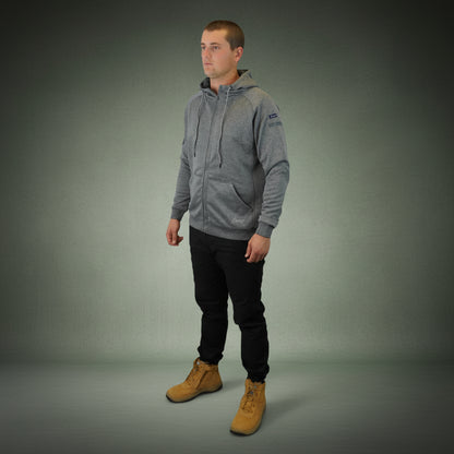 Coopers Waterproof Work Jacket Full Zip - Blizzard Hood C701 (Dark Grey) – pocket detail