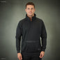Coopers Waterproof Work Jacket 1/4 Zip - Blizzard Hood C801 (Black) – front view