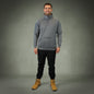 Coopers Waterproof Work Jacket 1/4 Zip - Blizzard Hood C801 (Dark Grey) – front view