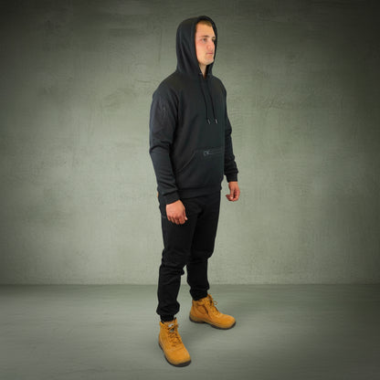 Coopers Waterproof Work Jacket Pullover - Blizzard Hood C901 (Black) – image 11