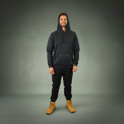 Coopers Waterproof Work Jacket Pullover - Blizzard Hood C901 (Black) – image 12
