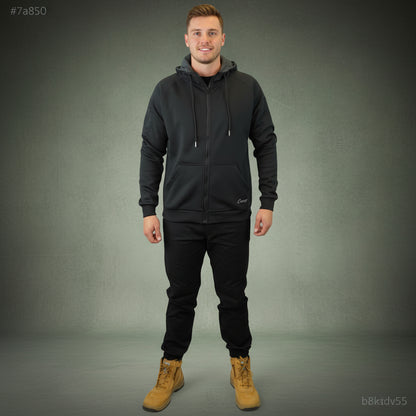 Coopers Waterproof Work Jacket Pullover - Blizzard Hood C901 (Black) – image 13