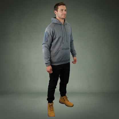 Coopers Waterproof Work Jacket Pullover - Blizzard Hood C901 (Dark Grey) – close-up detail