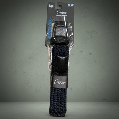 Coopers Stretch Flex+ Workwear Belt - Coopers C401 (Army Green) – back view