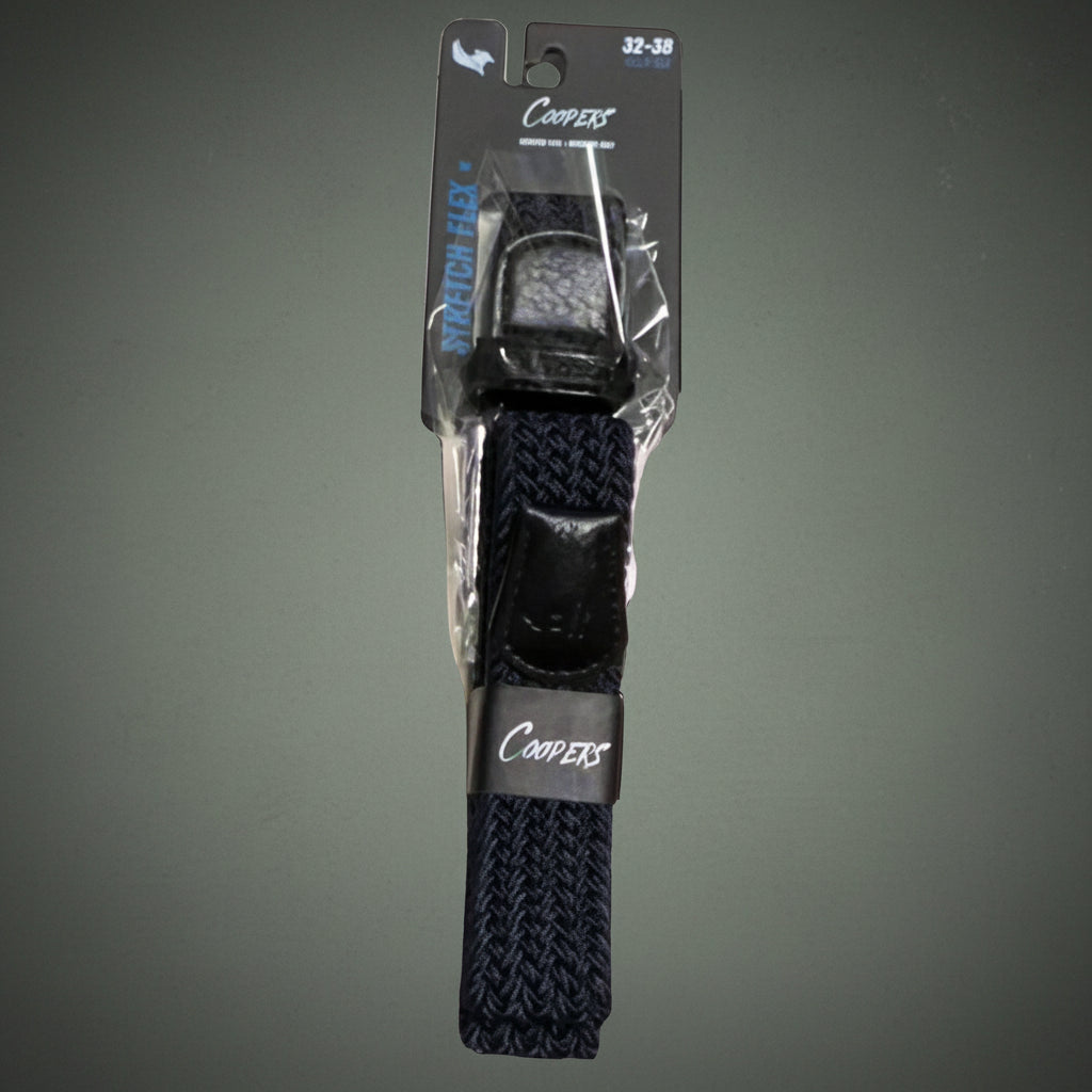 Coopers Stretch Flex+ Workwear Belt - Coopers C401 (Black) – worn on-site