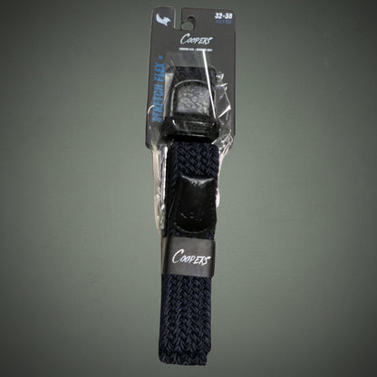 Coopers Stretch Flex+ Workwear Belt - Coopers C401 (Black) – worn on-site