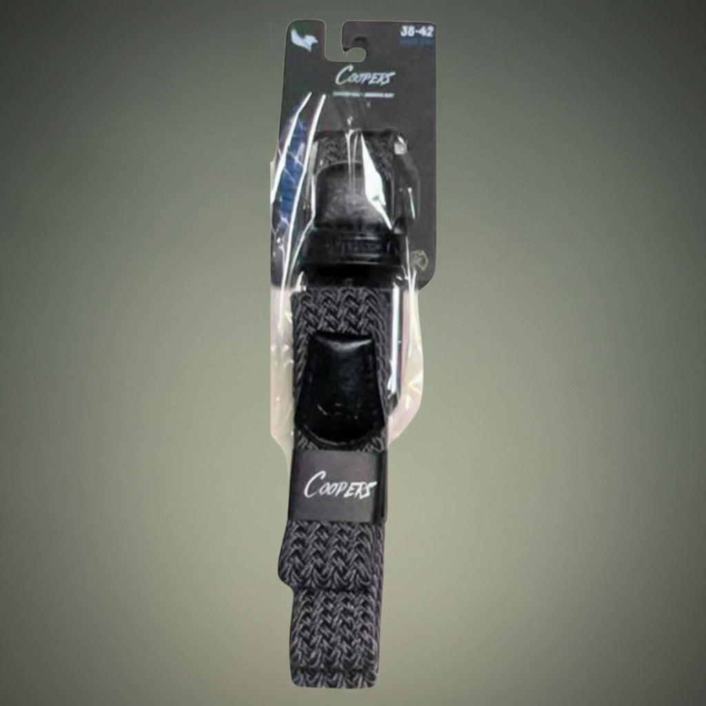 Coopers Stretch Flex+ Workwear Belt - Coopers C401 (Navy) – back view