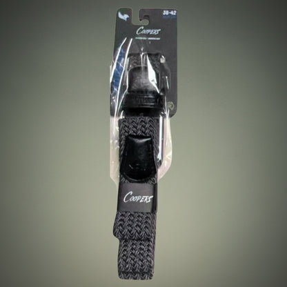 Coopers Stretch Flex+ Workwear Belt - Coopers C401 (Navy) – back view