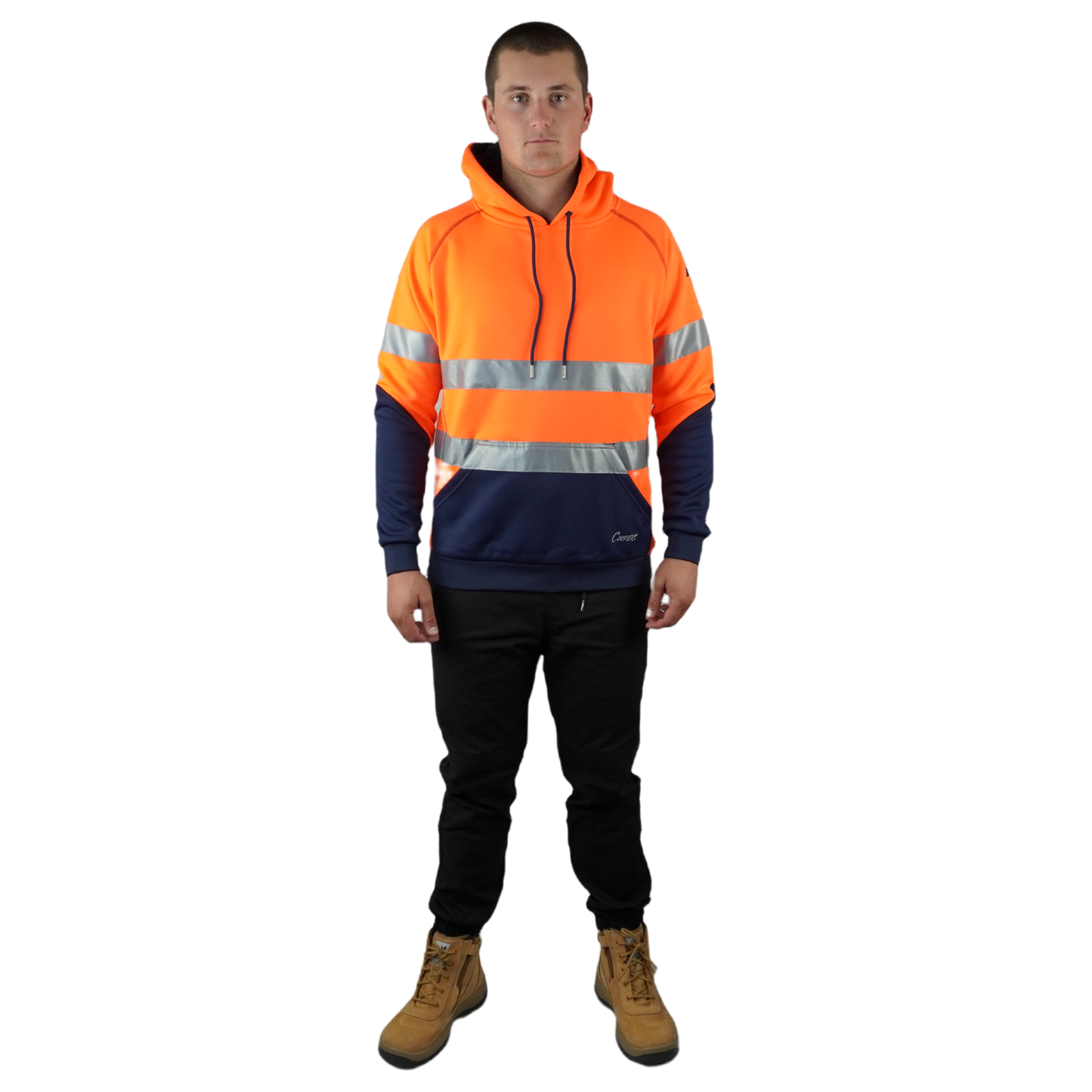 Blizzard Hood™ With 3M Tape Waterproof Orange Navy C601