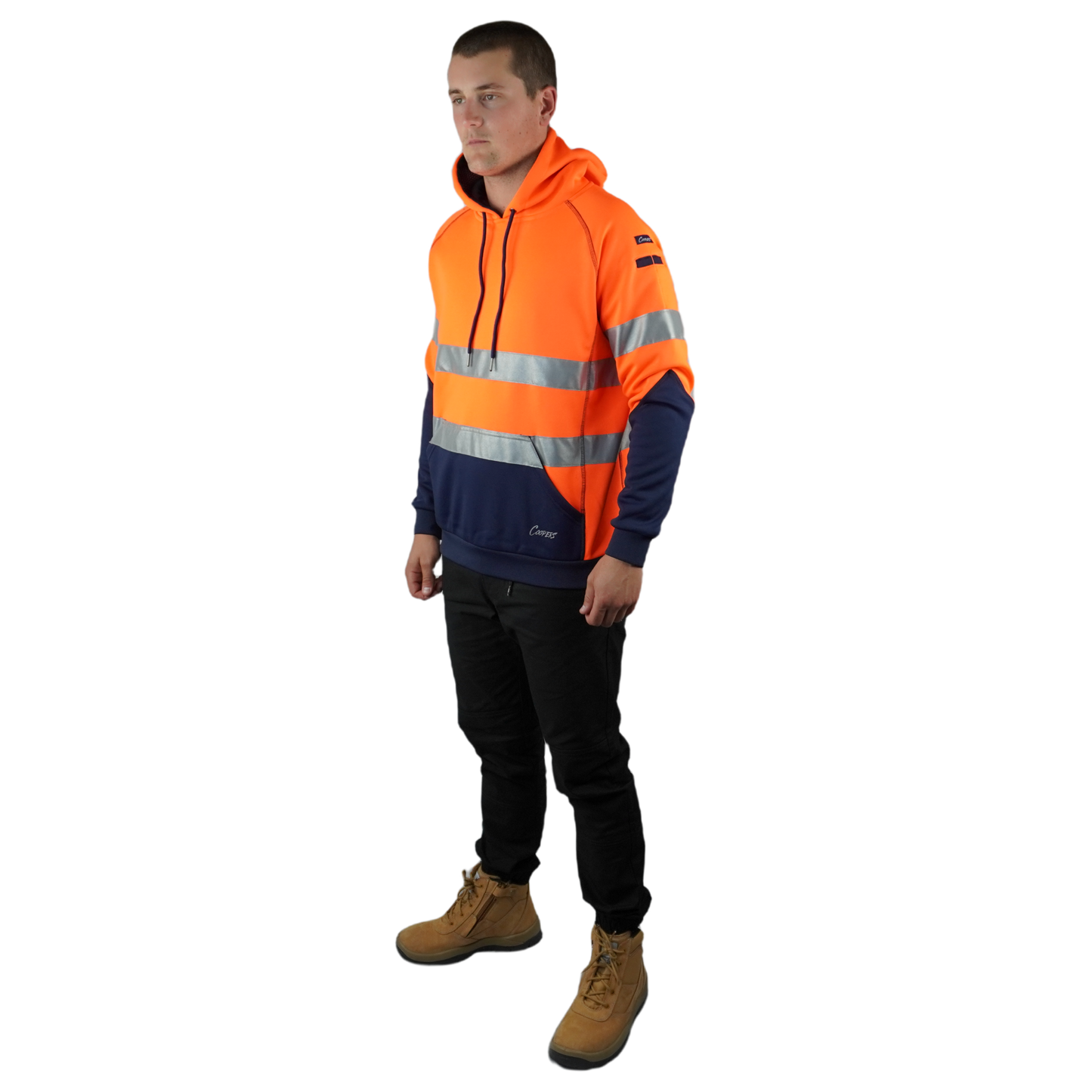 Blizzard Hood™ With 3M Tape Waterproof Orange Navy C601