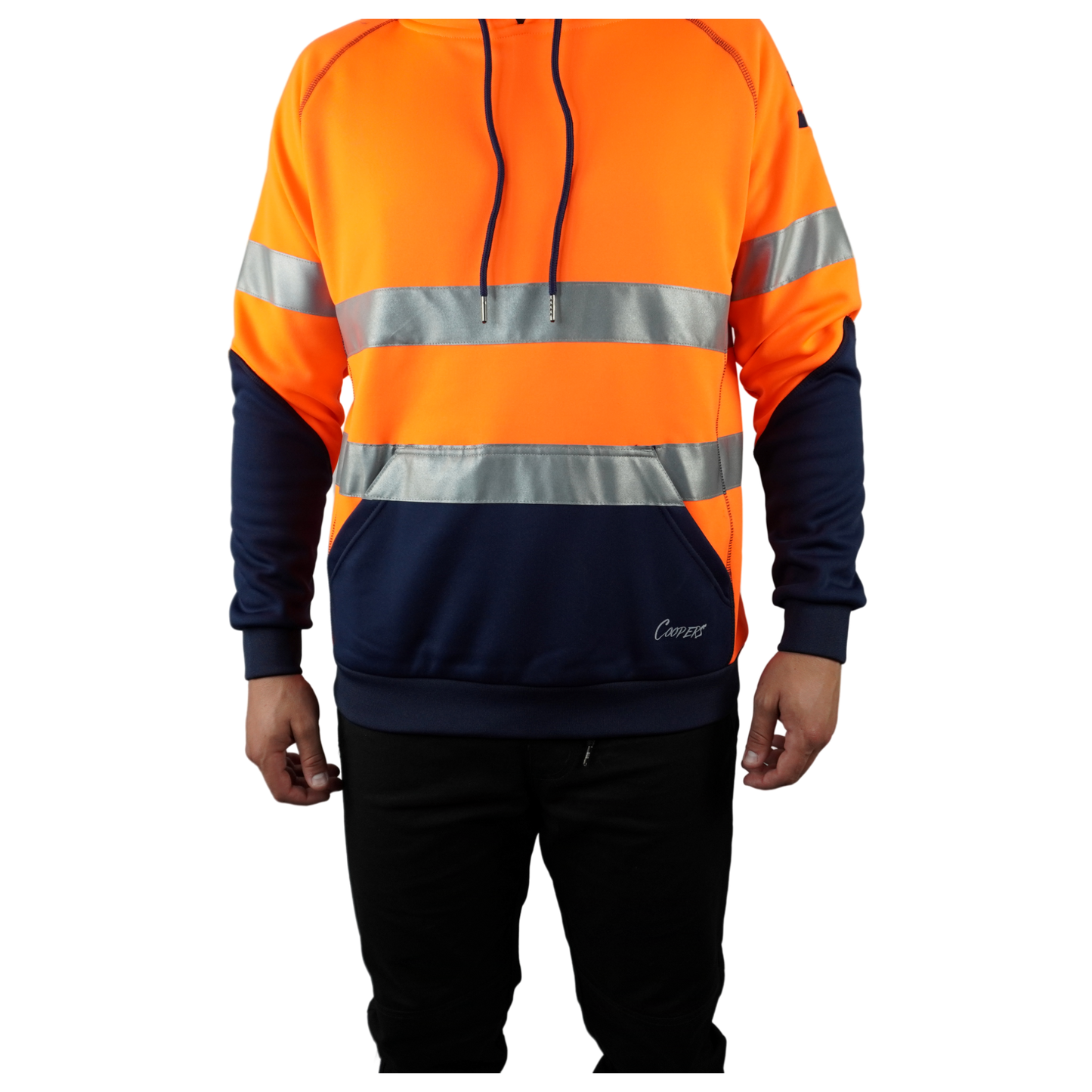 Blizzard Hood™ With 3M Tape Waterproof Orange Navy C601