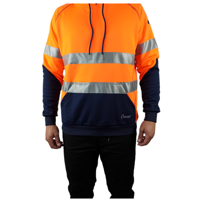 Blizzard Hood™ With 3M Tape Waterproof Orange Navy C601