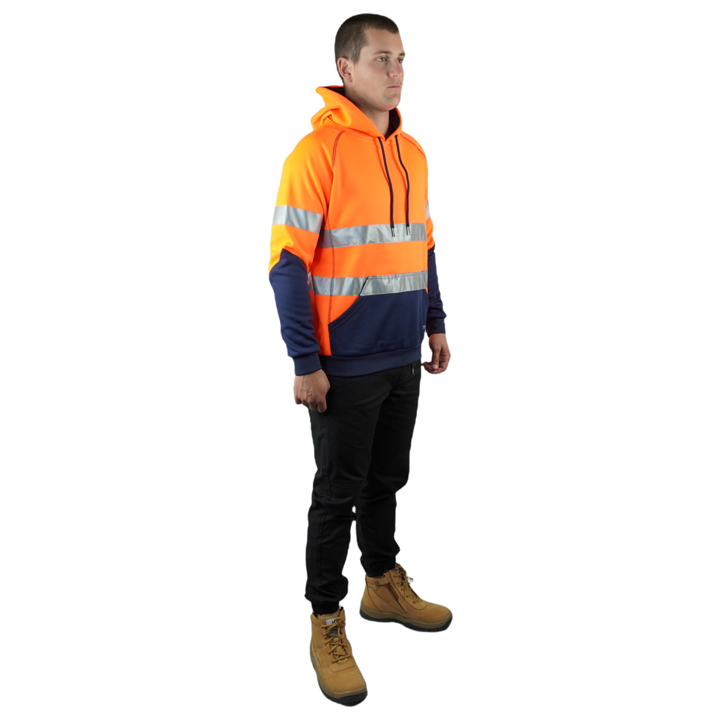 Blizzard Hood™ With 3M Tape Waterproof Orange Navy C601