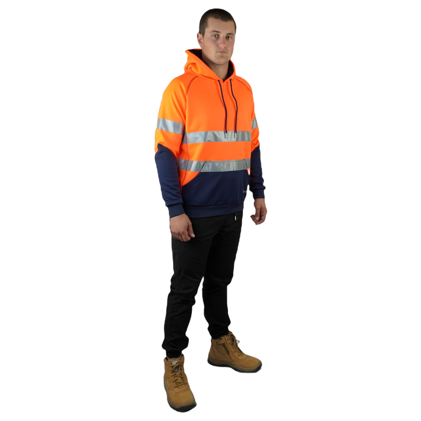 Blizzard Hood™ With 3M Tape Waterproof Orange Navy C601