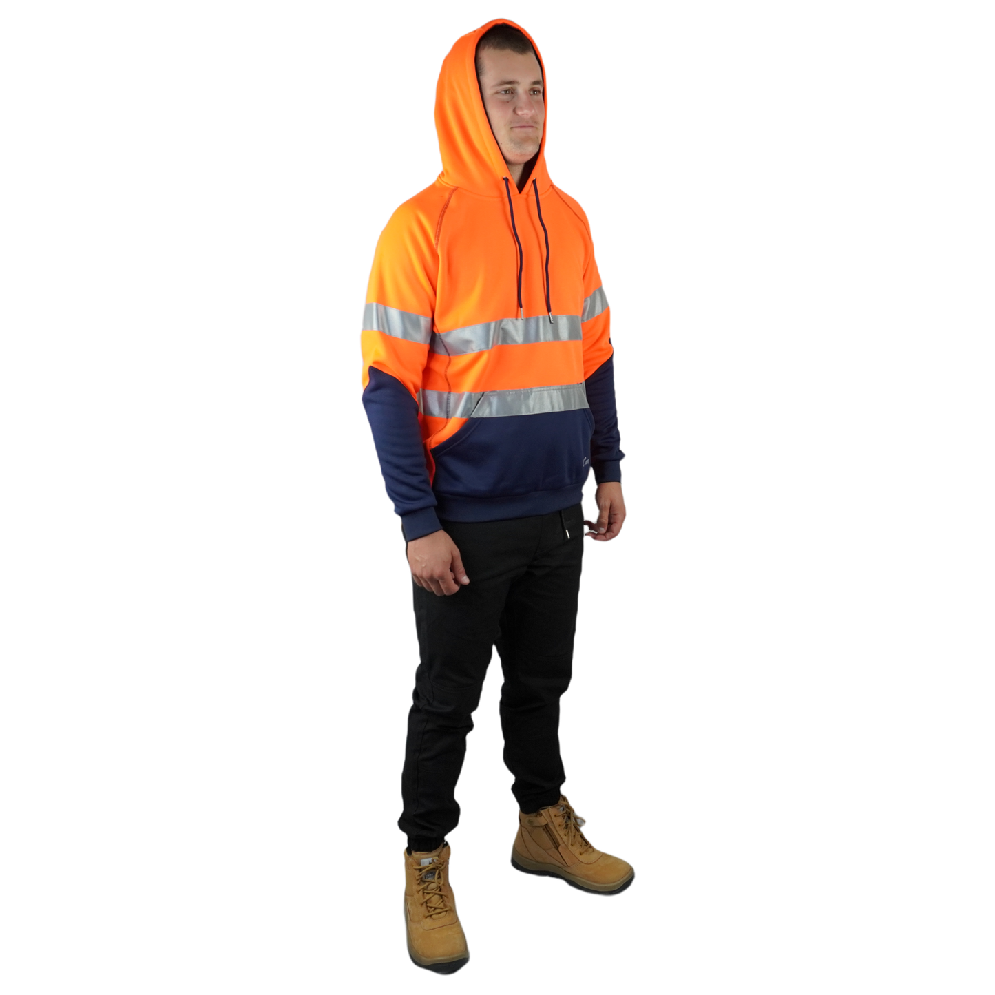 Blizzard Hood™ With 3M Tape Waterproof Orange Navy C601