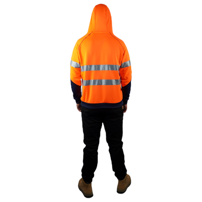 Blizzard Hood™ With 3M Tape Waterproof Orange Navy C601