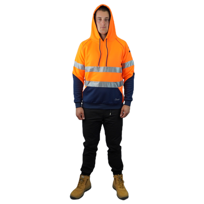 Blizzard Hood™ With 3M Tape Waterproof Orange Navy C601