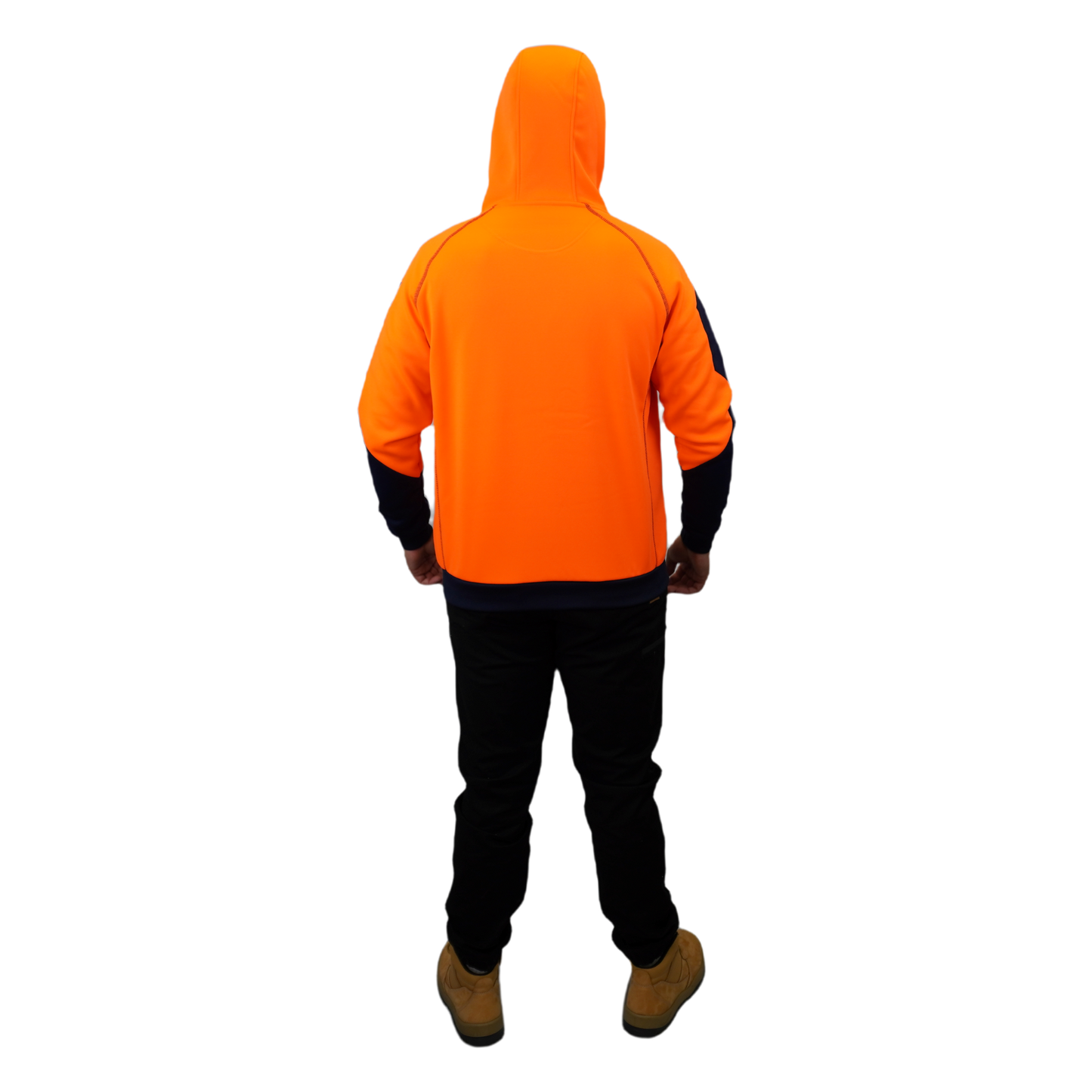 Blizzard Hood™ Full Zip Waterproof Orange Navy C701