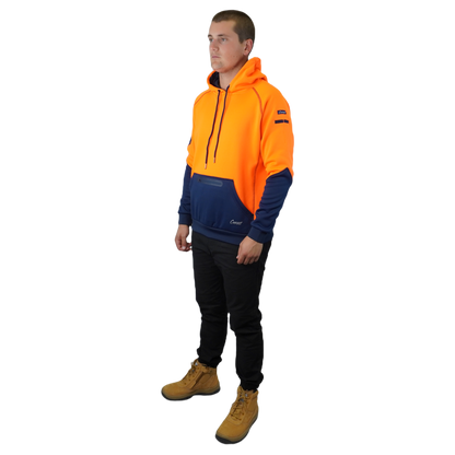 Blizzard Hood™  Waterproof Orange Navy C901