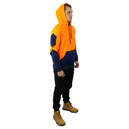 Blizzard Hood™  Waterproof Orange Navy C901