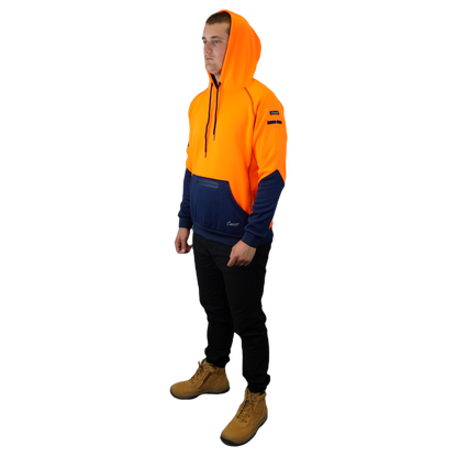 Blizzard Hood™  Waterproof Orange Navy C901