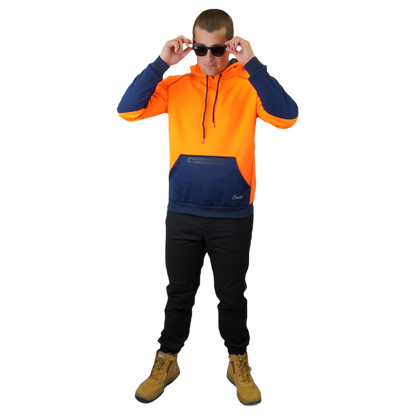 Blizzard Hood™  Waterproof Orange Navy C901