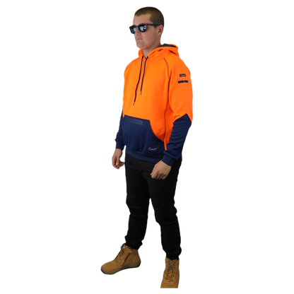 Blizzard Hood™  Waterproof Orange Navy C901
