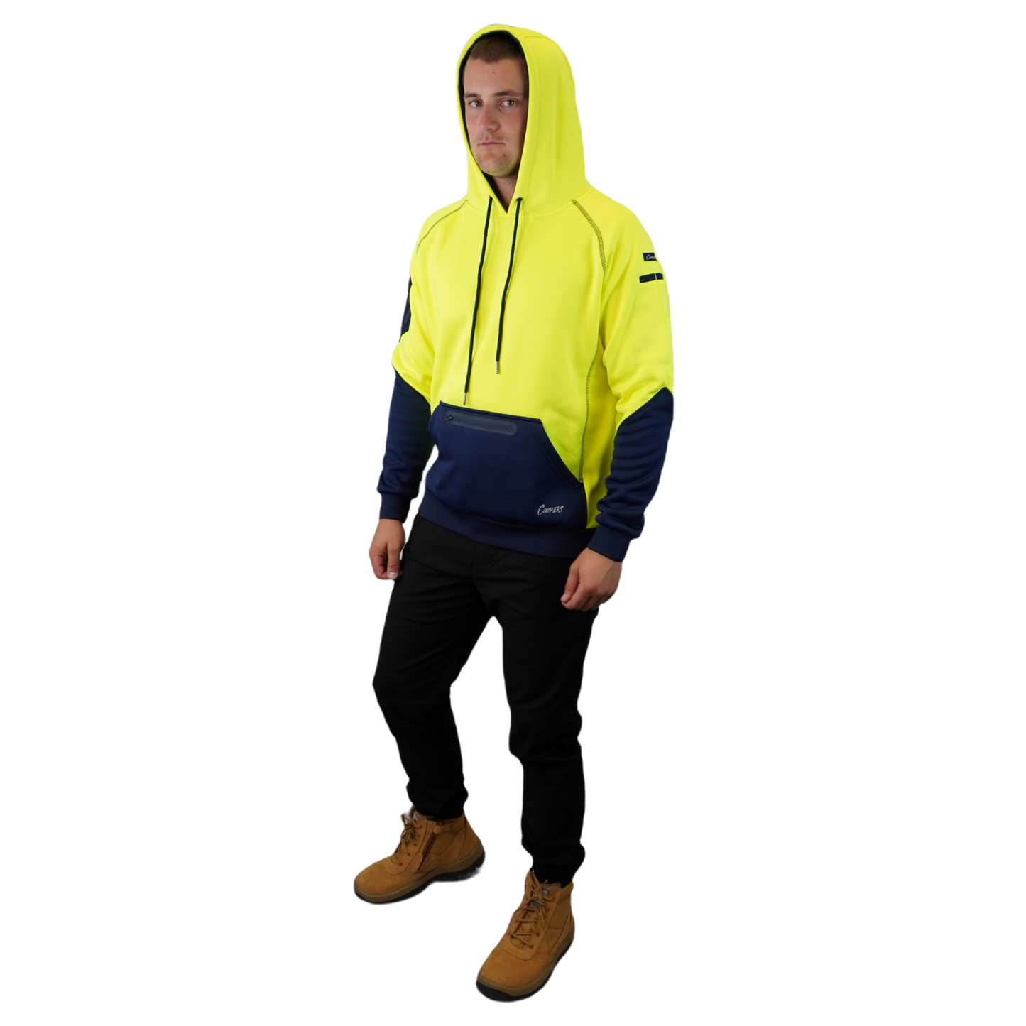 Blizzard Hood™  Waterproof Yellow Navy C901