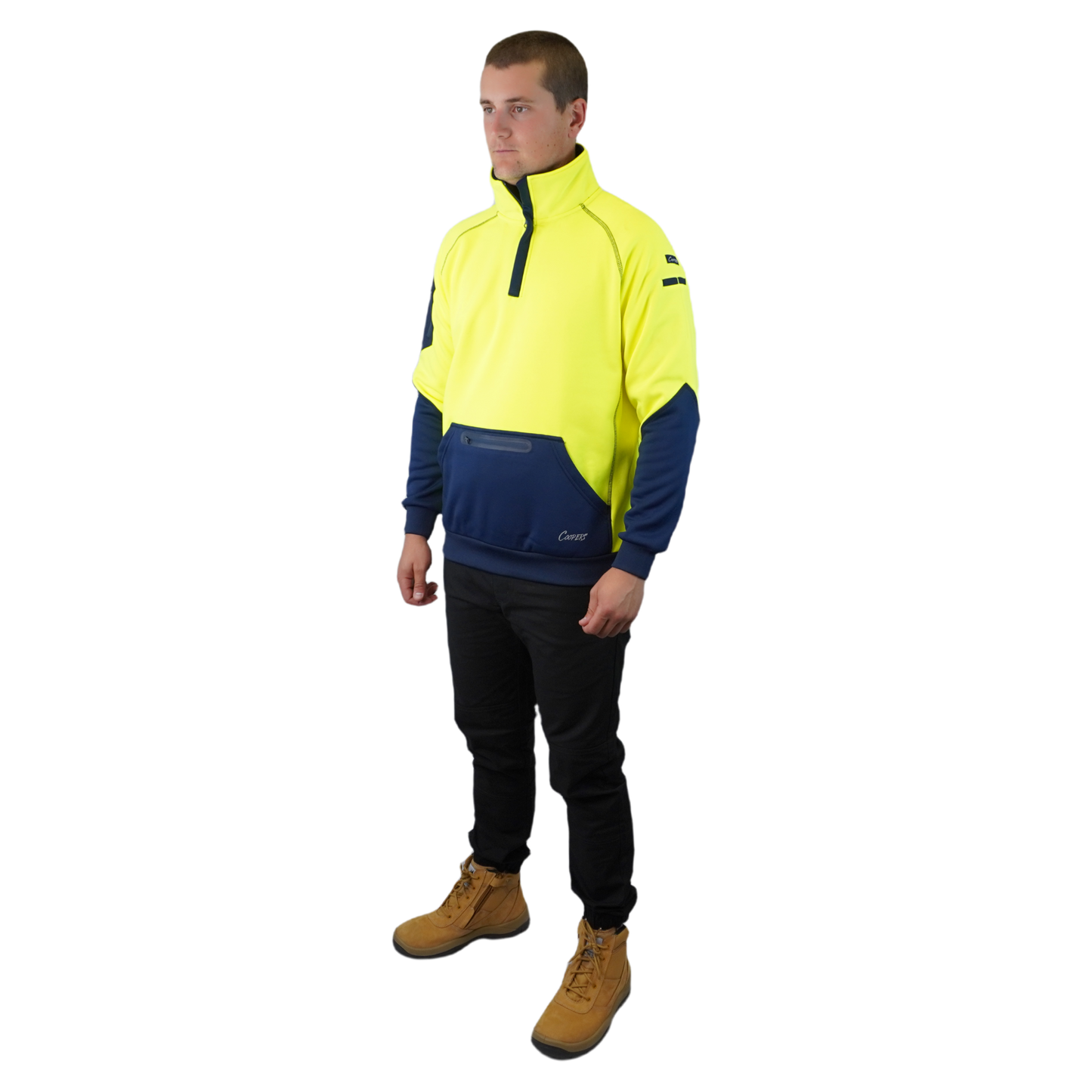 Blizzard™  1/4 Zip Waterproof Yellow Navy C801