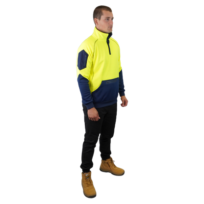 Blizzard™  1/4 Zip Waterproof Yellow Navy C801