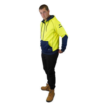 Blizzard Hood™ Full Zip Waterproof Yellow Navy C701