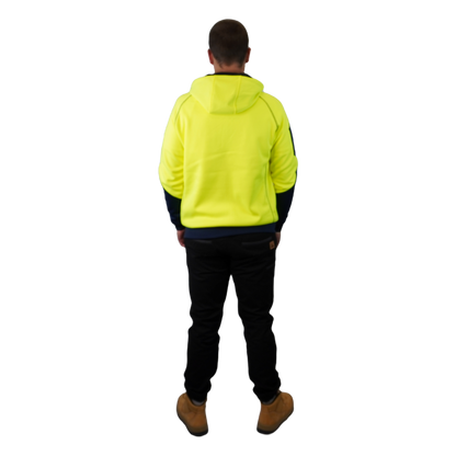 Blizzard Hood™ Full Zip Waterproof Yellow Navy C701