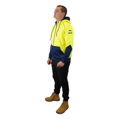 Blizzard Hood™ Full Zip Waterproof Yellow Navy C701